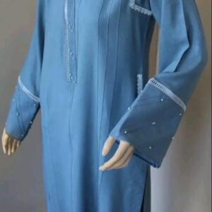 Long shirt with straight trouser