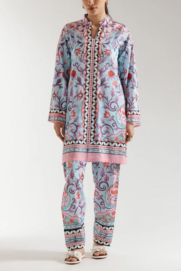 Stitched 2 piece printed shirt and printed trouser - Image 3
