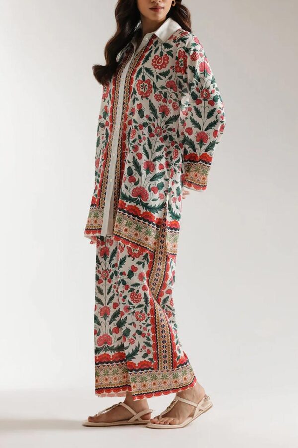 Stitched 2 piece printed shirt and printed trouser - Image 2