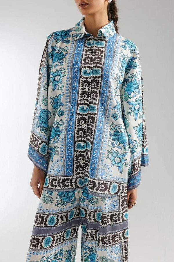 Stitched 2 piece printed shirt and printed trouser - Image 2